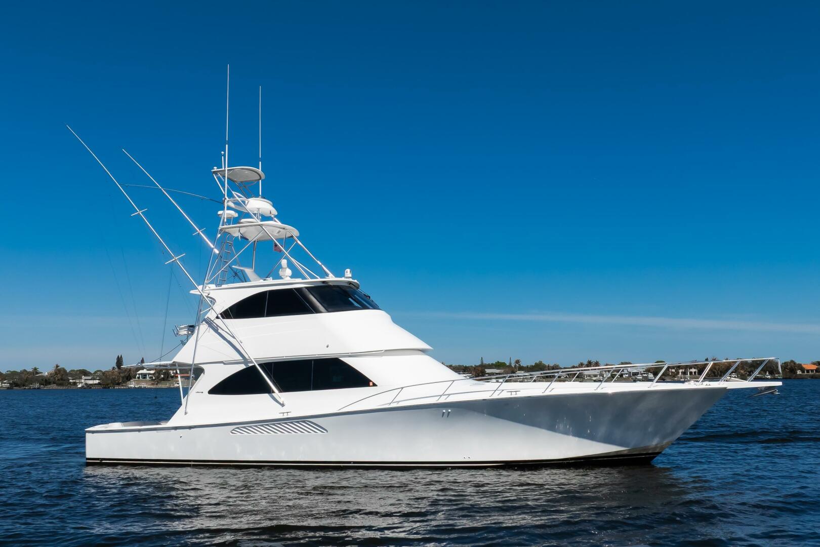 Used Viking 64' 64 Enclosed Bridge w/ Tower For Sale In Florida