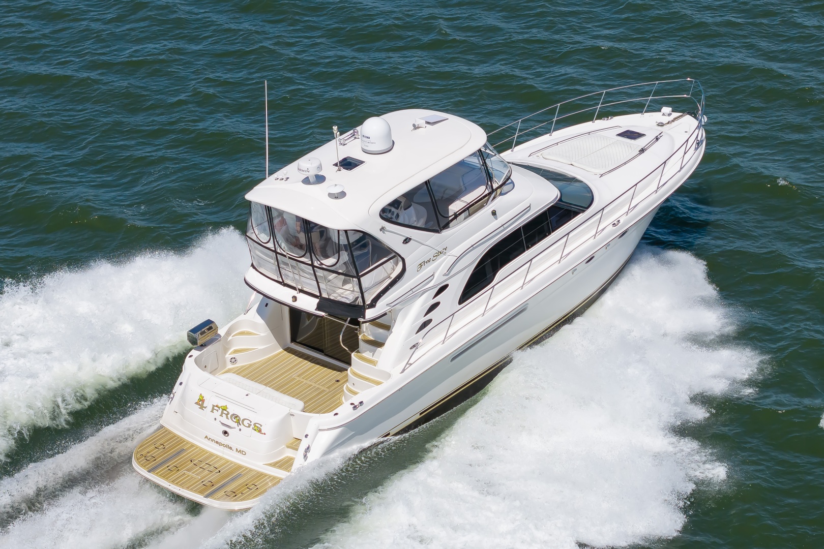 Sea Ray-560 Sedan Bridge 2002-4 Frogs Edgewater-Maryland-United States-58SeaRay560_005-6141698 | Thumbnail