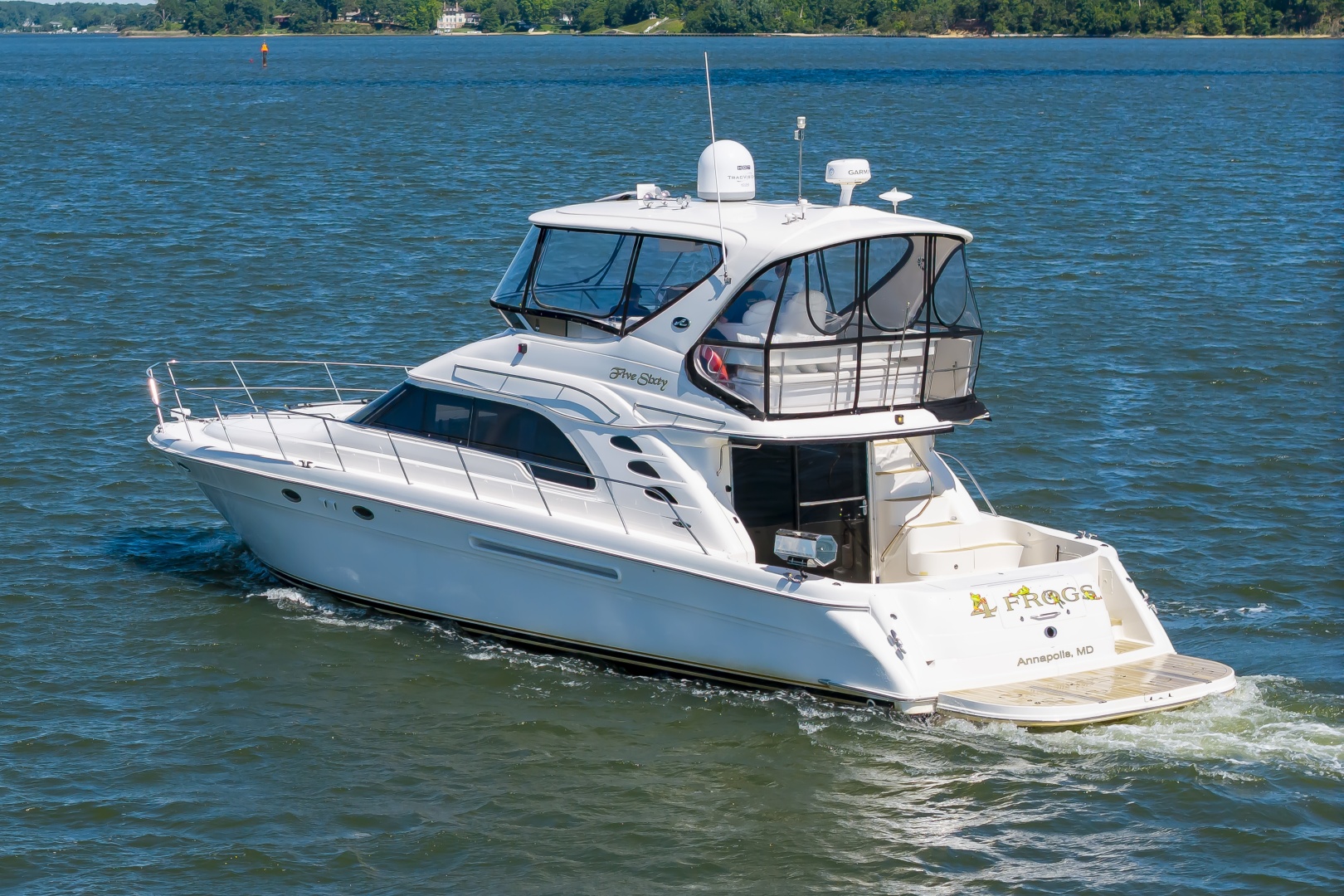 Sea Ray-560 Sedan Bridge 2002-4 Frogs Edgewater-Maryland-United States-58SeaRay560_075-6141768 | Thumbnail