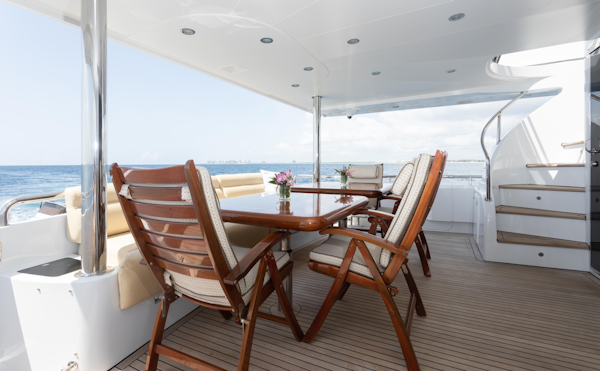 Horizon-Elegance 82 2007-RAYS Palm Beach-Florida-United States-Aft Deck-6019921
