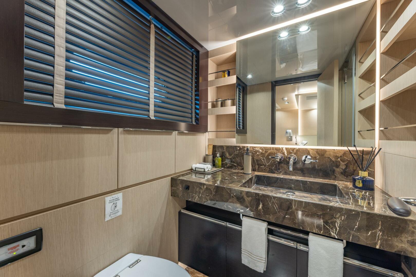 ISA-120 Sport 2017-BACK 9 AND A HALF Fort Lauderdale-Florida-United States-Lower Deck Guest Stateroom Bath -5995388 | Thumbnail