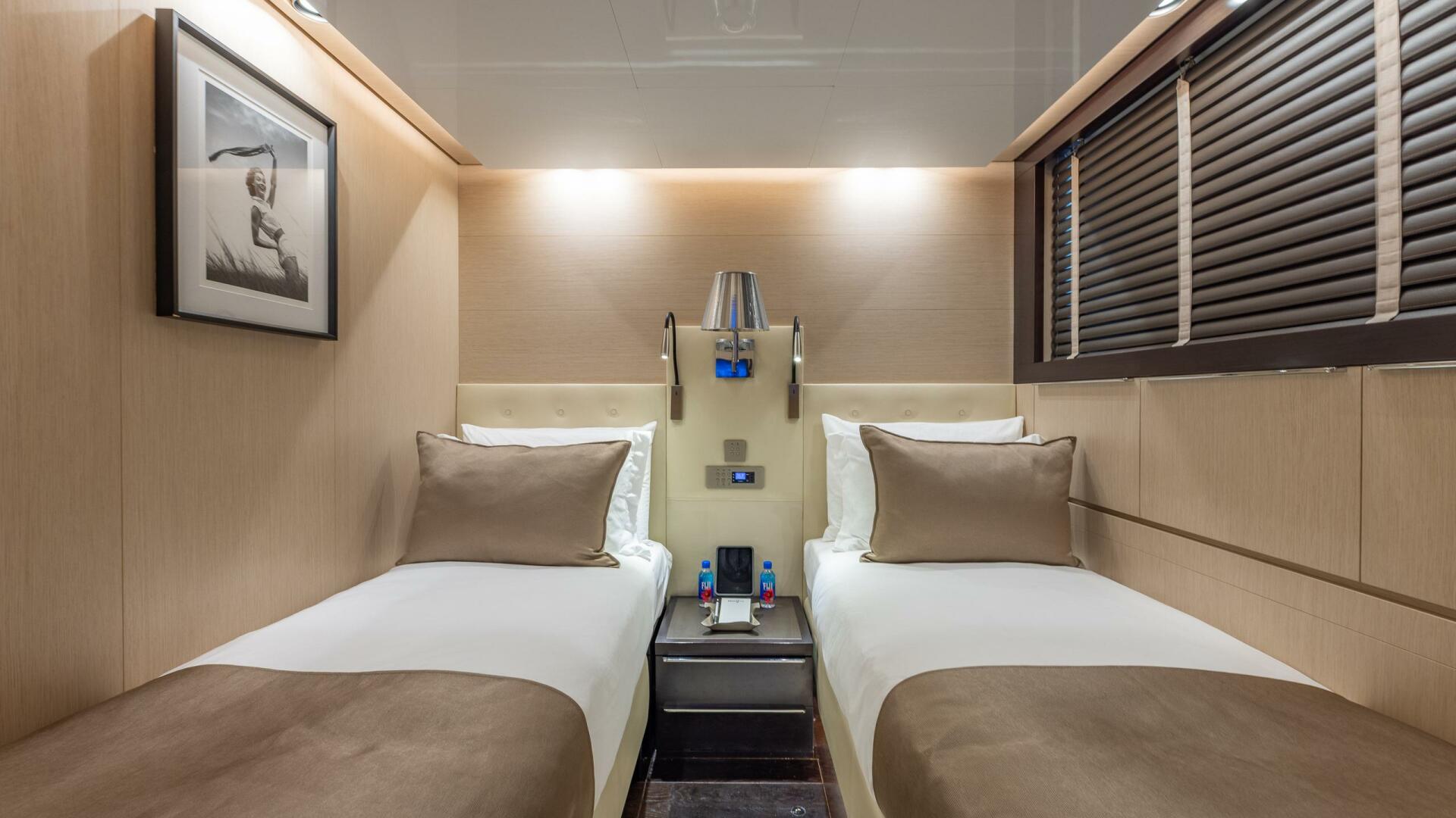 ISA-120 Sport 2017-BACK 9 AND A HALF Fort Lauderdale-Florida-United States-One Of Two Lower Deck Forward Twin Cabins Convertible To Queens-5995393 | Thumbnail