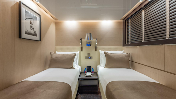 ISA-120 Sport 2017-BACK 9 AND A HALF Fort Lauderdale-Florida-United States-One Of Two Lower Deck Forward Twin Cabins Convertible To Queens-5995393