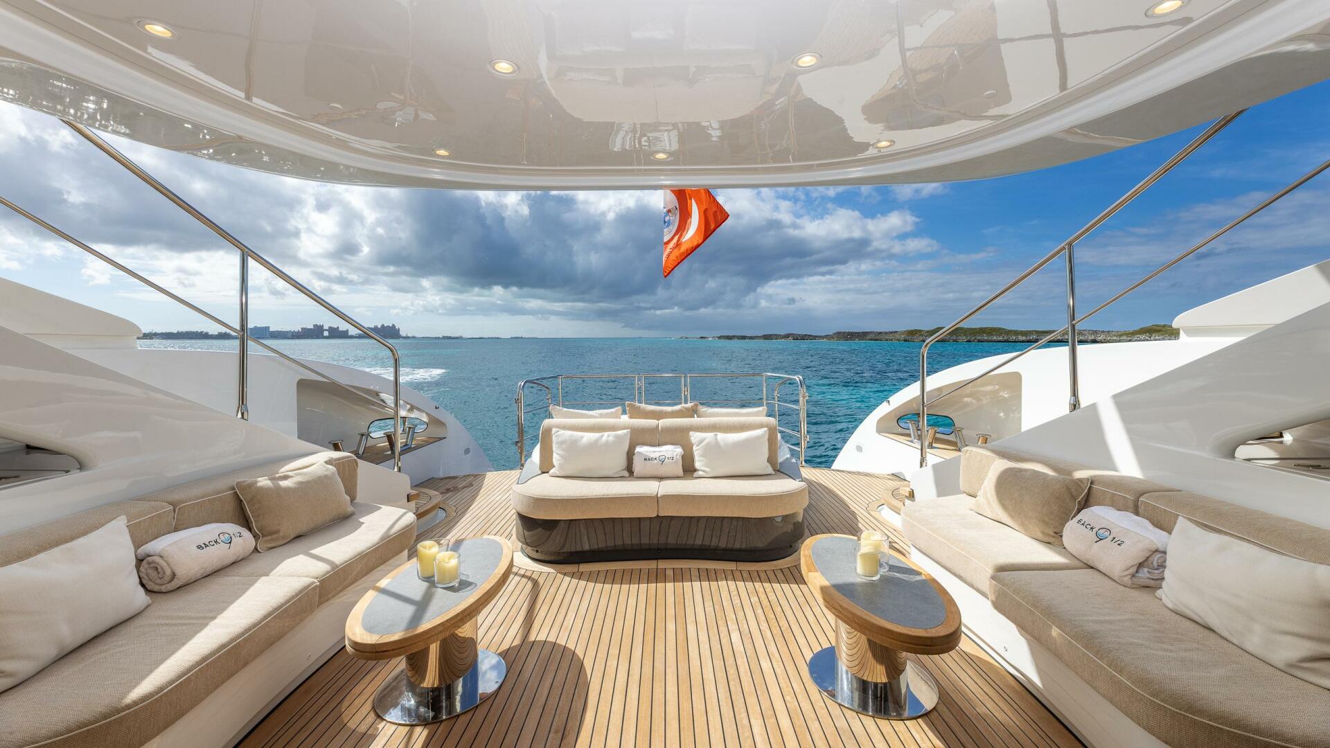 ISA-120 Sport 2017-BACK 9 AND A HALF Fort Lauderdale-Florida-United States-Main Deck Aft Looking Aft -5995368 | Thumbnail
