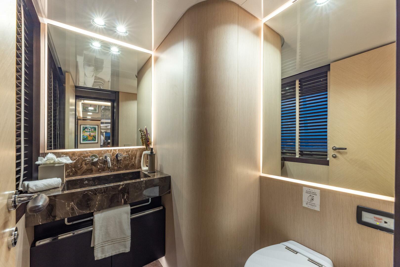ISA-120 Sport 2017-BACK 9 AND A HALF Fort Lauderdale-Florida-United States-Lower Deck Guest Stateroom Bath-5995395 | Thumbnail