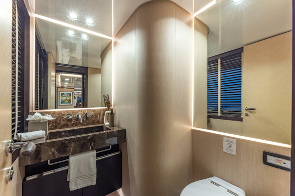 ISA-120 Sport 2017-BACK 9 AND A HALF Fort Lauderdale-Florida-United States-Lower Deck Guest Stateroom Bath-5995395