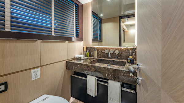 ISA-120 Sport 2017-BACK 9 AND A HALF Fort Lauderdale-Florida-United States-Lower Deck Guest Stateroom Bath-5995389