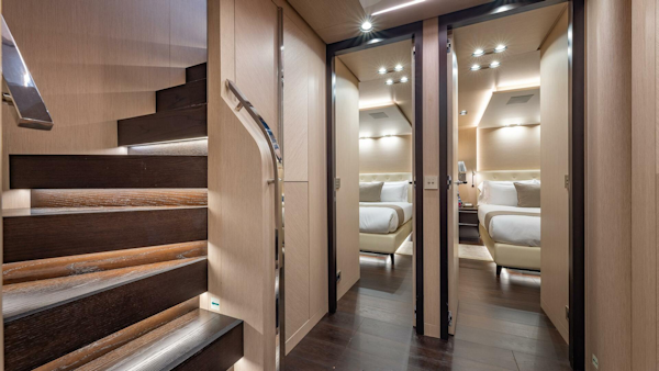 ISA-120 Sport 2017-BACK 9 AND A HALF Fort Lauderdale-Florida-United States-Lower Deck Guest Foyer -5995384