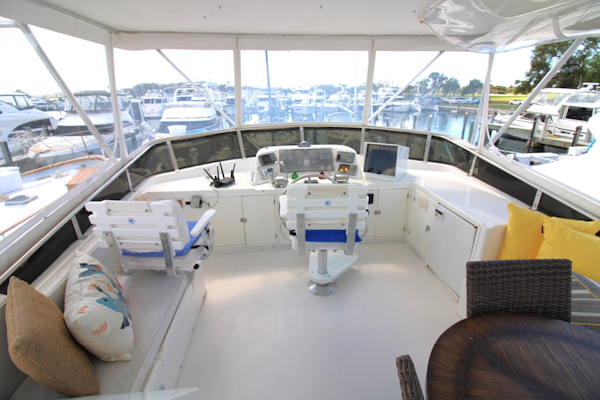 Jefferson-52 Rivanna Cockpit MY 1995-Miss Cristina Longboat Key-Florida-United States-5999586