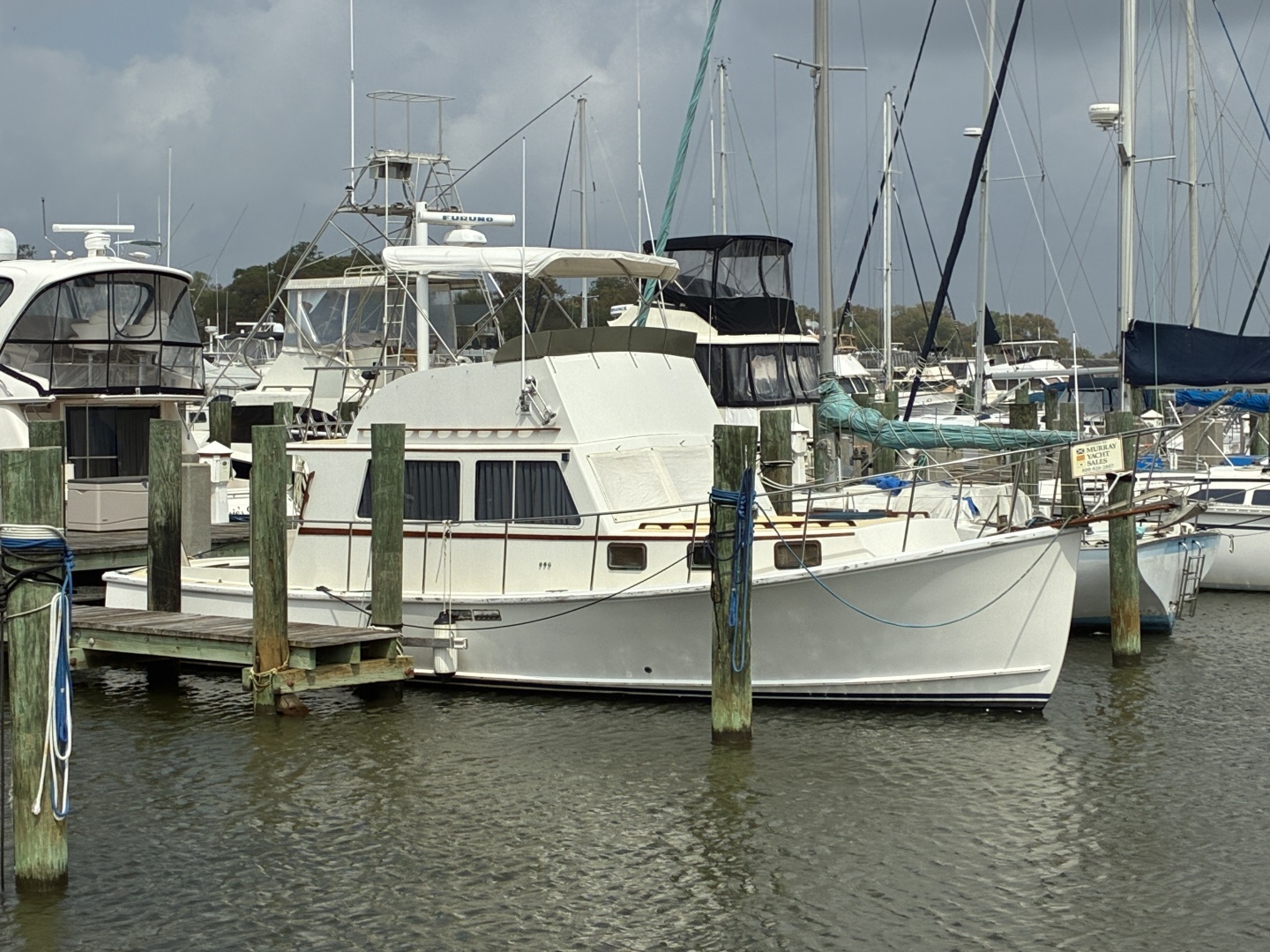 Duffy-35 Flybridge 1989-Kreweboat Bay St. Louis-Mississippi-United States-1989 Duffy 35 Flybridge  Profile-6009677 | Thumbnail