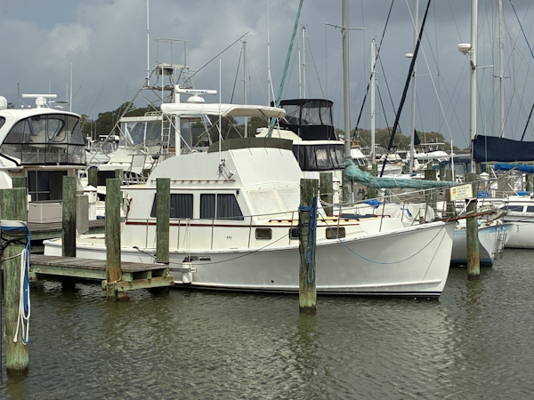 Duffy-35 Flybridge 1989-Kreweboat Bay St. Louis-Mississippi-United States-1989 Duffy 35 Flybridge  Profile-6009677