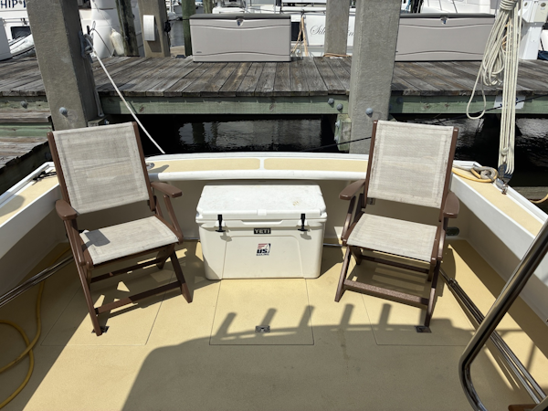 Duffy-35 Flybridge 1989-Kreweboat Bay St. Louis-Mississippi-United States-1989 Duffy 35 Flybridge  Cockpit-6009586
