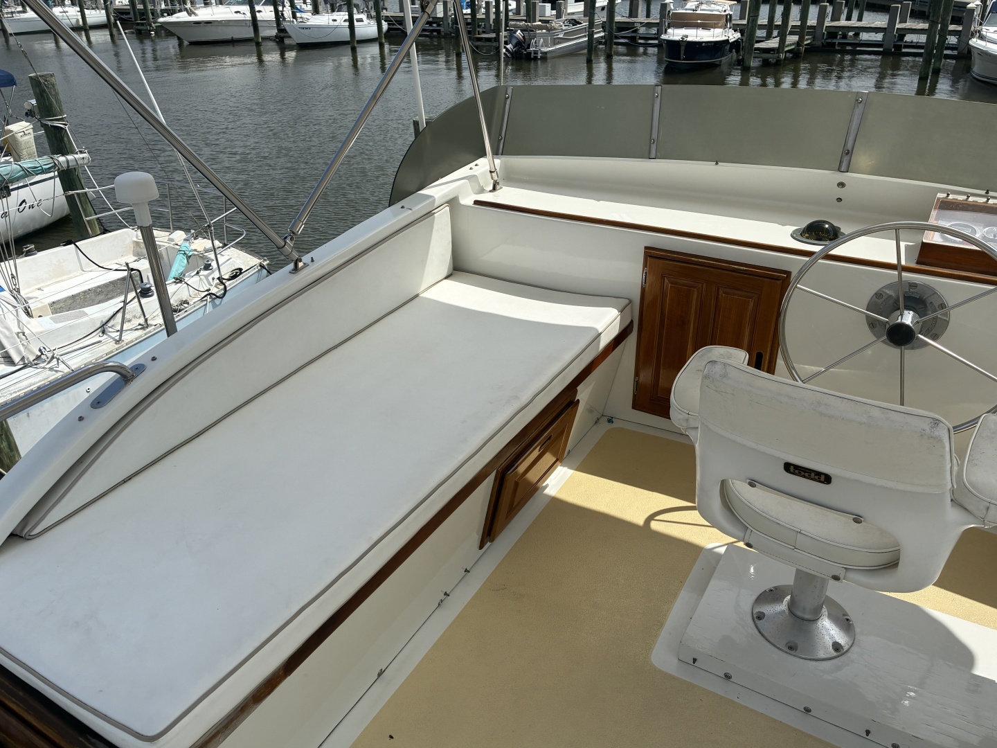 Duffy-35 Flybridge 1989-Kreweboat Bay St. Louis-Mississippi-United States-1989 Duffy 35 Flybridge  Flybridge seating-6009596 | Thumbnail