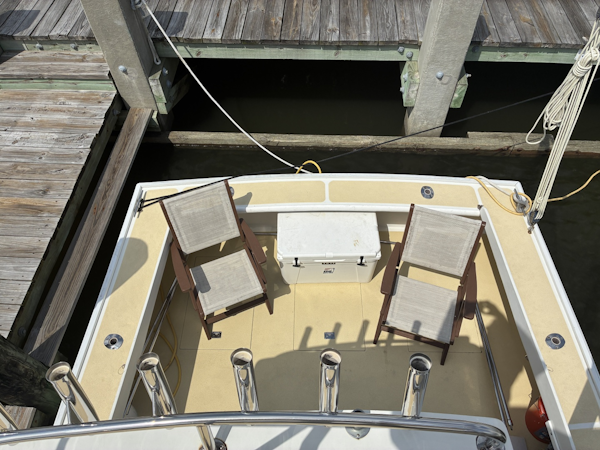 Duffy-35 Flybridge 1989-Kreweboat Bay St. Louis-Mississippi-United States-1989 Duffy 35 Flybridge -Cockpit-6009633