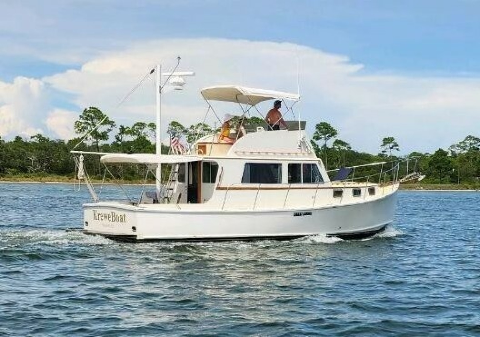 Duffy-35 Flybridge 1989-Kreweboat Bay St. Louis-Mississippi-United States-1989 Duffy 35 Flybridge  -6005840 | Thumbnail