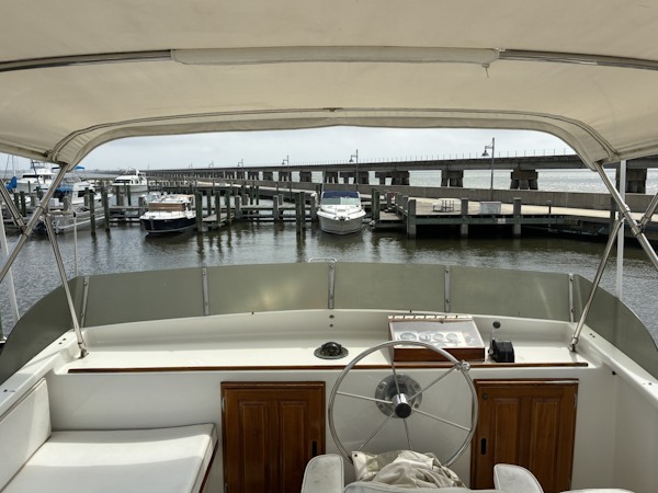 Duffy-35 Flybridge 1989-Kreweboat Bay St. Louis-Mississippi-United States-1989 Duffy 35 Flybridge  Flybridge-6009612