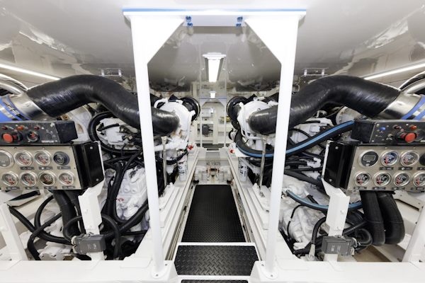 Viking-61 Convertible 2005-YOLO Westbrook-Connecticut-United States-Viking 61 YOLO  Engine Room-6006837