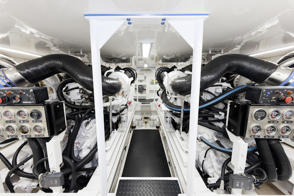 Viking-61 Convertible 2005-YOLO Westbrook-Connecticut-United States-Viking 61 YOLO  Engine Room-6006835