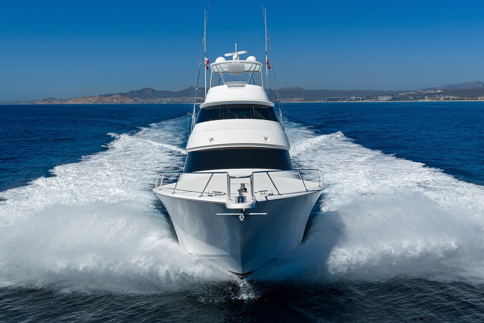Viking-80 Skybridge 2023-MERCEDES Cabo San Lucas-Mexico-Viking 80 MERCEDES  Running Shot-6008733 | Thumbnail