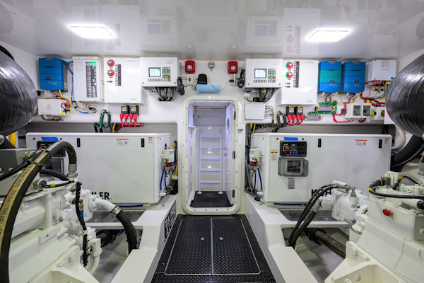 Viking-80 Skybridge 2023-MERCEDES Cabo San Lucas-Mexico-Viking 80 MERCEDES  Engine Room-6008726