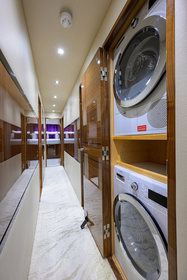 Viking-80 Skybridge 2023-MERCEDES Cabo San Lucas-Mexico-Viking 80 MERCEDES  Laundry Center-6008706