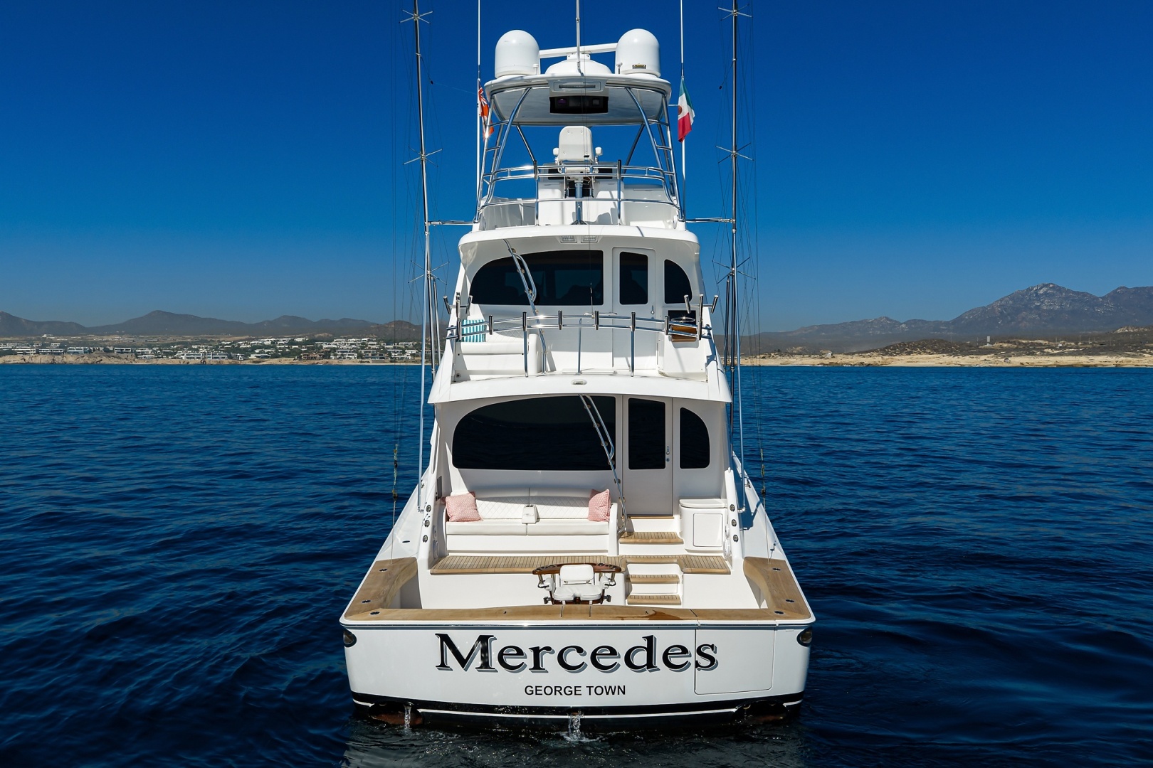 Viking-80 Skybridge 2023-MERCEDES Cabo San Lucas-Mexico-Viking 80 MERCEDES  Aft Profile-6008728 | Thumbnail
