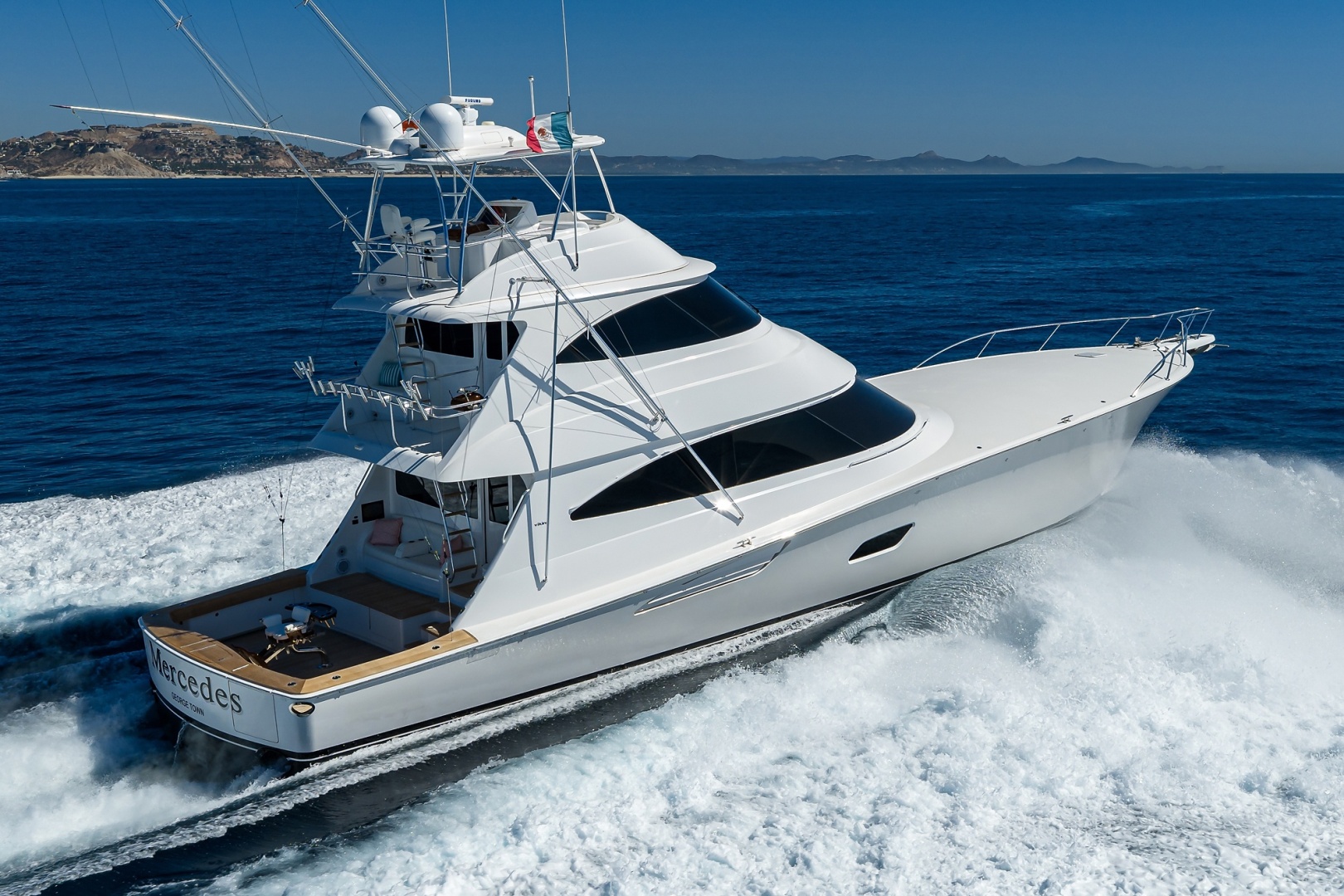 Viking-80 Skybridge 2023-MERCEDES Cabo San Lucas-Mexico-Viking 80 MERCEDES  Running Shot-6008735 | Thumbnail