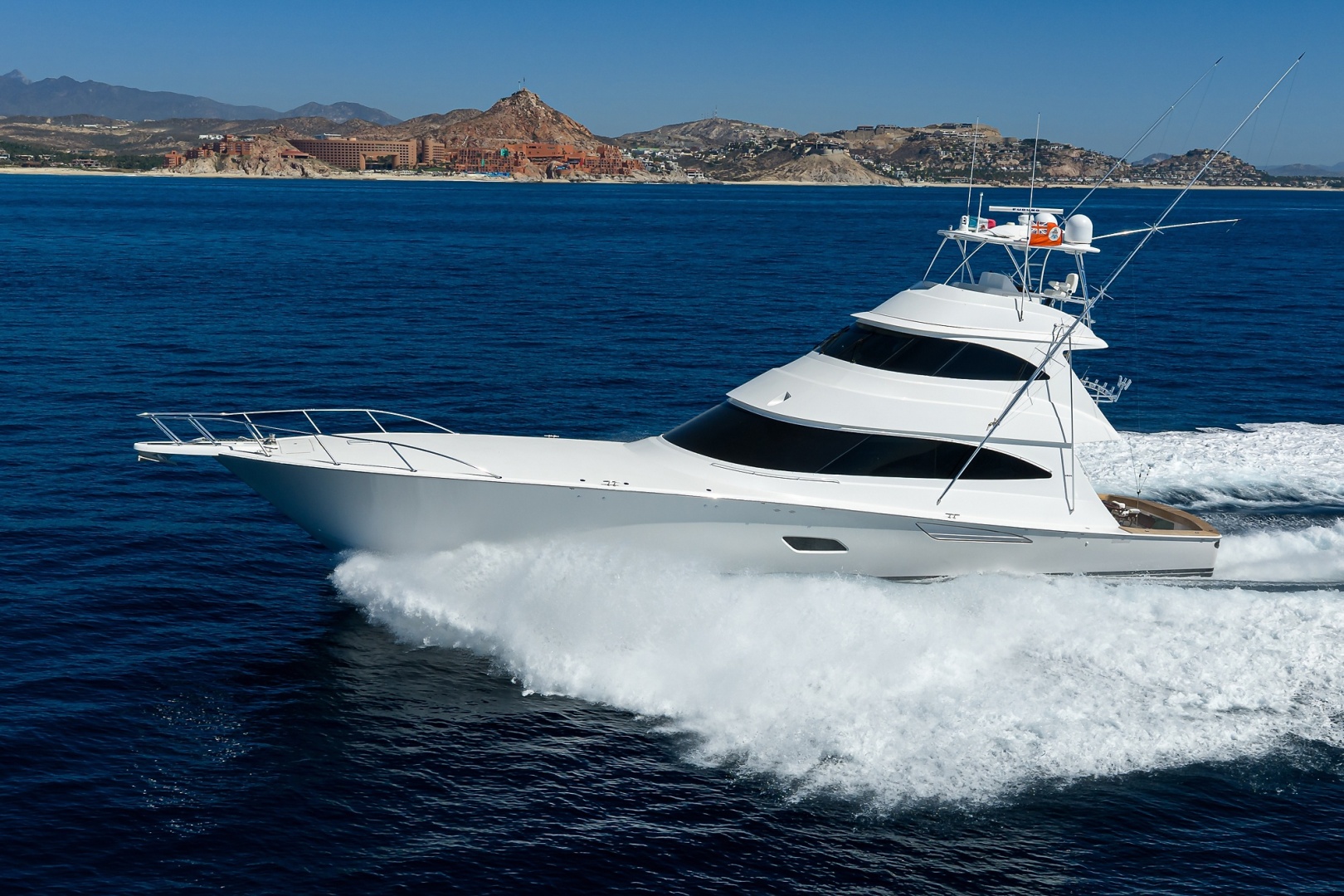Viking-80 Skybridge 2023-MERCEDES Cabo San Lucas-Mexico-Viking 80 MERCEDES  Running Shot-6008734 | Thumbnail