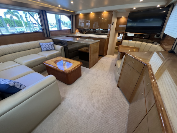 Viking-52 Convertible 2003-LET IT RAIN Bridgeport-Connecticut-United States-Viking 52 LET IT RAIN  Salon/Galley-6046155