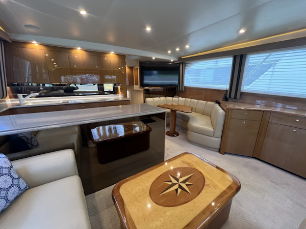 Viking-52 Convertible 2003-LET IT RAIN Bridgeport-Connecticut-United States-Viking 52 LET IT RAIN  Salon/Galley-6046153