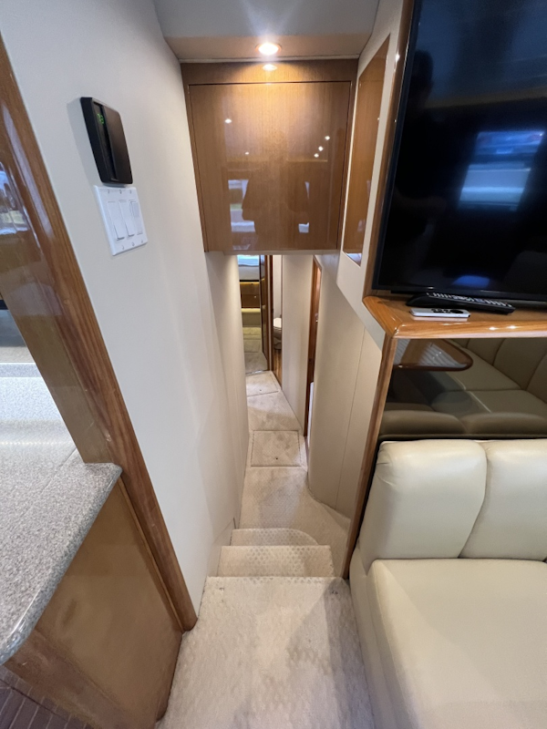 Viking-52 Convertible 2003-LET IT RAIN Bridgeport-Connecticut-United States-Viking 52 LET IT RAIN  Companionway-6046158