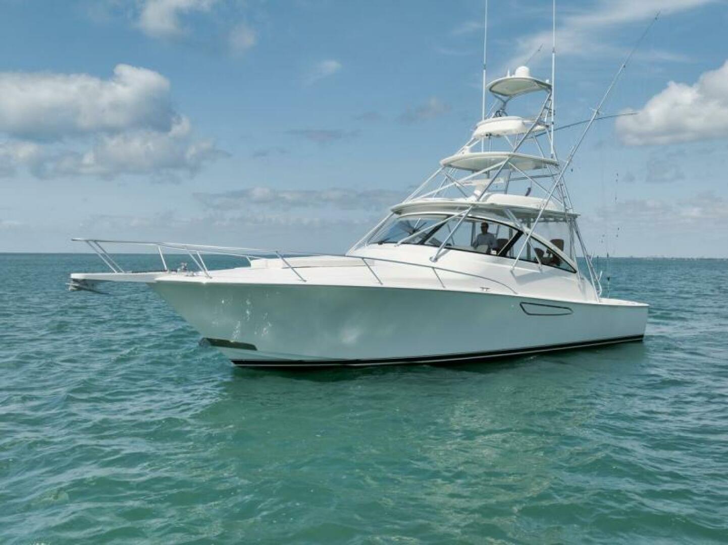 Viking-42 Open 2015-GAMECHANGER Jupiter-Florida-United States-Viking 42 GAMECHANGER  Port Bow Profile-6019466 | Thumbnail