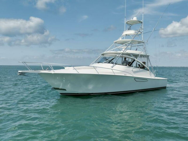 Viking-42 Open 2015-GAMECHANGER Jupiter-Florida-United States-Viking 42 GAMECHANGER  Port Bow Profile-6019466