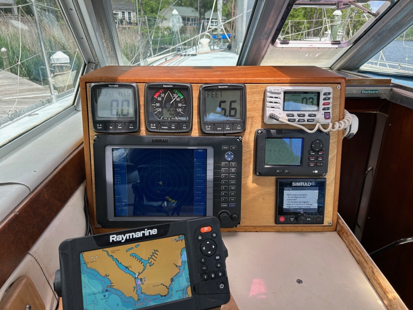 Custom 1998-Silver Bullet New Bern-North Carolina-United States-Pilothouse Nav Station-6066244 | Thumbnail