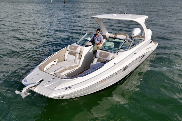 Crownline-Eclipse E 305 XS 2020 -North Miami-Florida-United States-Bow Quarter View at Anchor-6024934