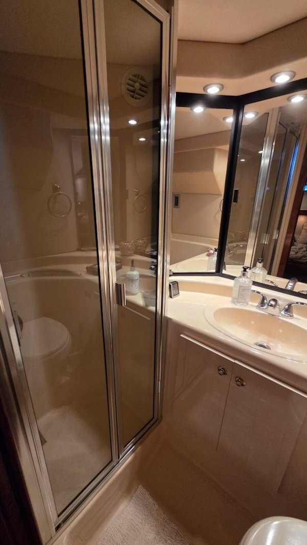 Meridian-490 Pilothouse 2008-Runaway Guntersville-Alabama-United States-Guest Head-6035178