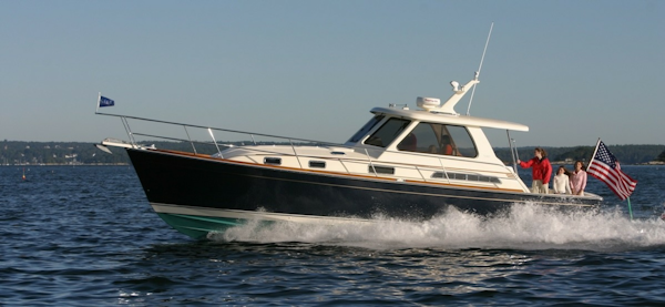 Sabre-38 Hardtop Express 2007-Cora Aransas Pass-Texas-United States-Stock Image Under way-6042385