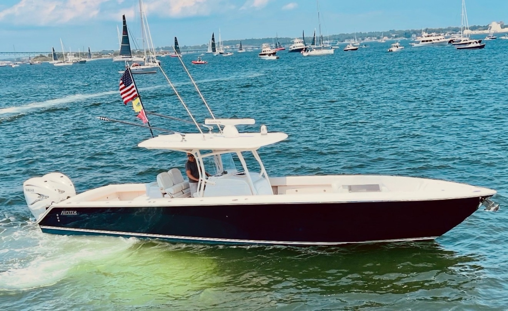 Jupiter-38HFS 2020-PLAYPEN Stuart-Florida-United States-Jupiter 38  PLAYPEN  Starboard Profile-6048248 | Thumbnail