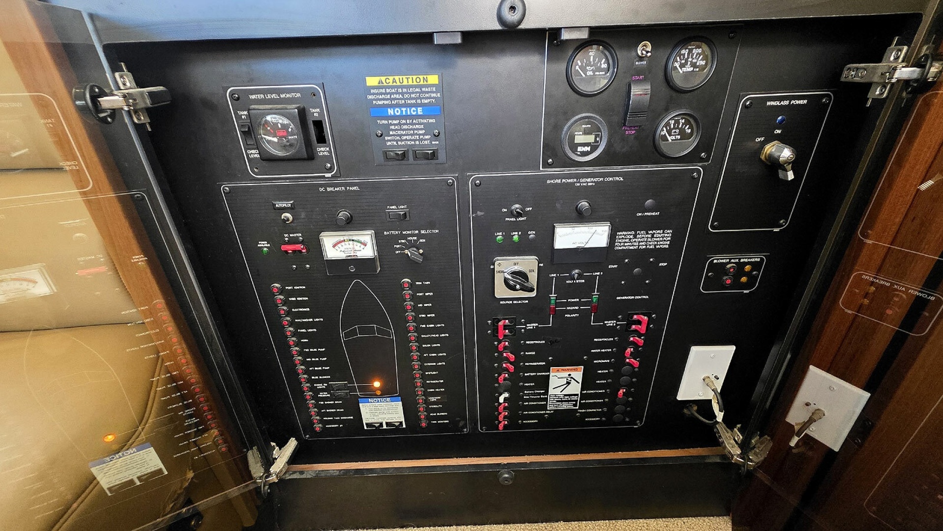 Bayliner-4087 CPMY 1999-Gallivanting Norfolk-Virginia-United States-Electrical Panel-6048233 | Thumbnail