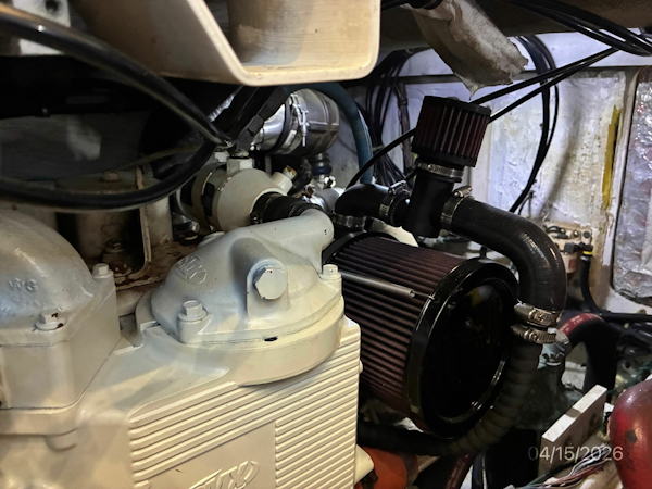 Maxum-4100 SCA 1998-Knot Complaining Daytona Beach-Florida-United States-41 Maxum Engine Room-6063839