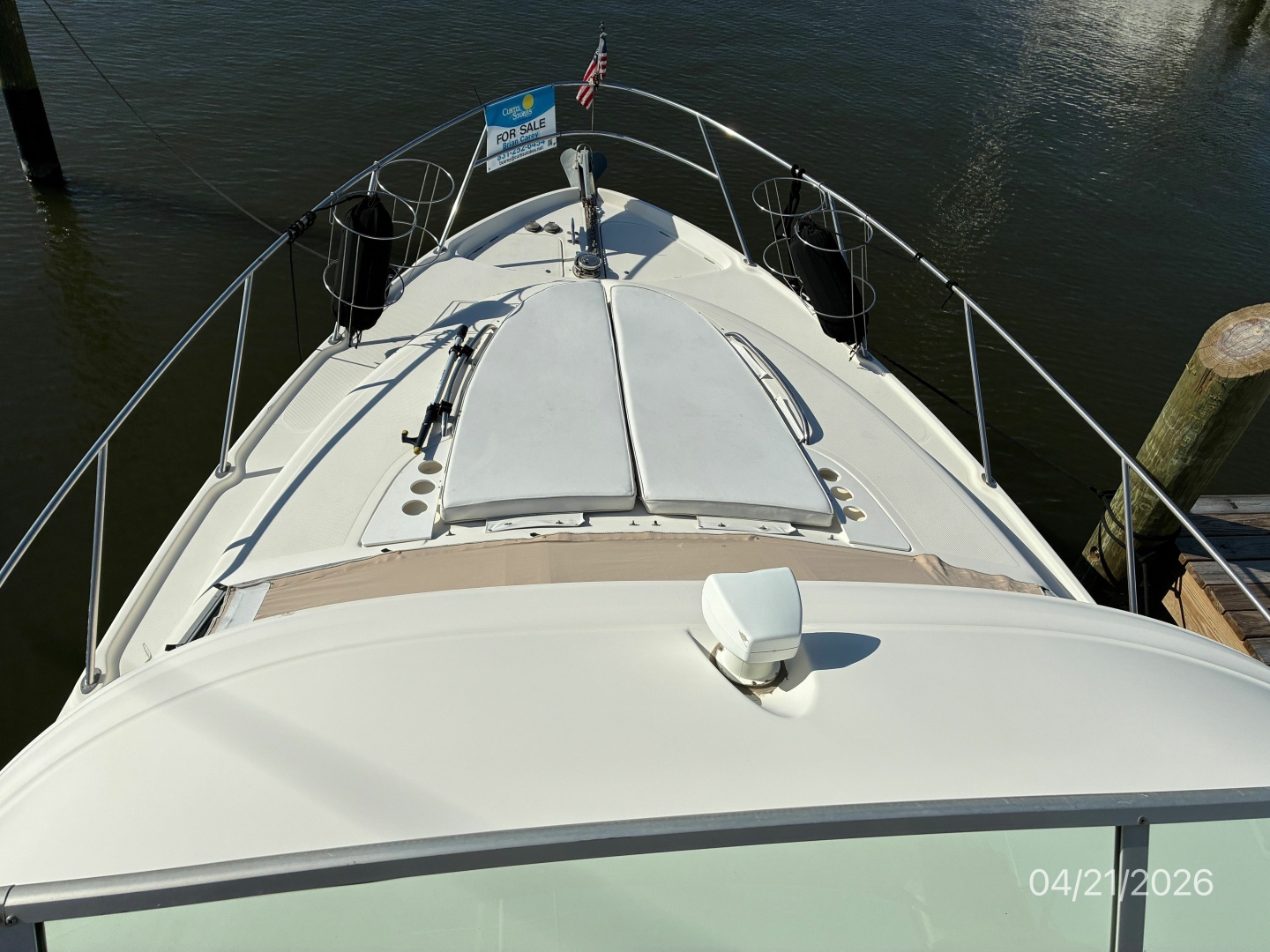 Maxum-4100 SCA 1998-Knot Complaining Daytona Beach-Florida-United States-41 Maxum Foredeck-6063760 | Thumbnail