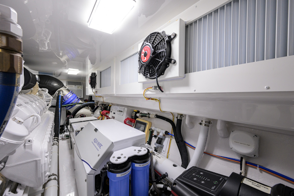 Viking-54 Convertible 2024-Dog House Boca Raton-Florida-United States-Viking 54  Dog House  Engine Room-6053641