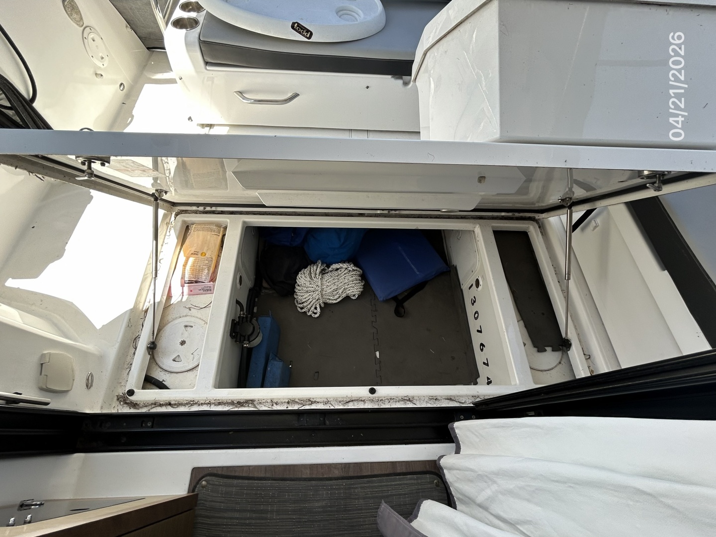 Jeanneau-895 2021-JennaDi Punta Gorda-Florida-United States-Jeanneau 895 cockpit storage-6052764 | Thumbnail