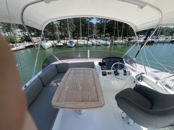 Beneteau-Swift Trawler 34 2015-Silver Lining Deltaville-Virginia-United States-Flybridge Settee-6106015