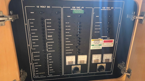 Carver-405 Aft Cabin Motor Yacht 1998-I Swear Gibsonton-Florida-United States-Electrical Panel-6060886