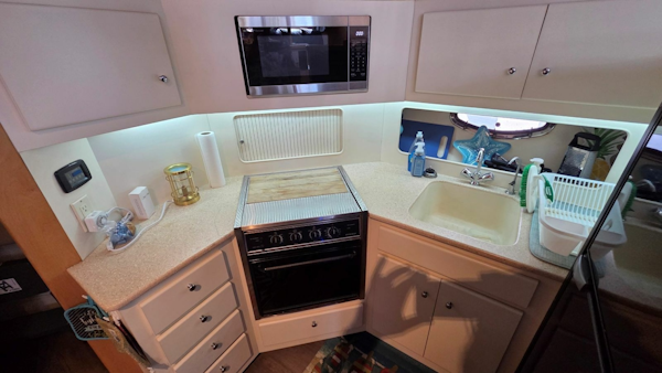 Carver-405 Aft Cabin Motor Yacht 1998-I Swear Gibsonton-Florida-United States-Galley-6060865