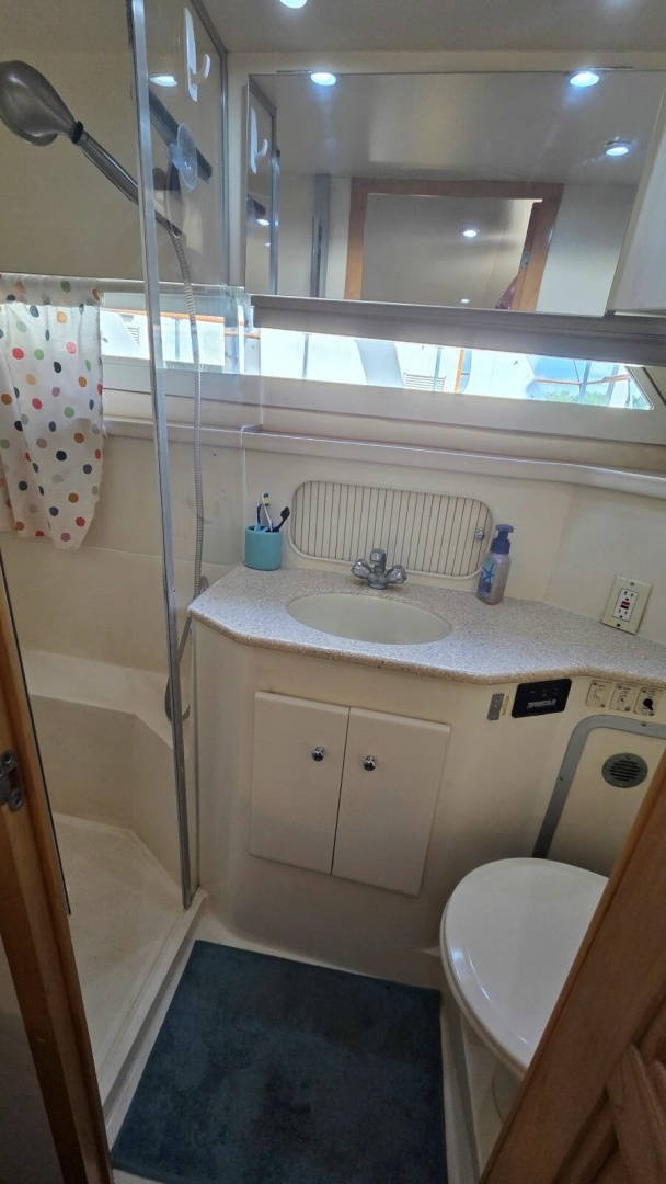 Carver-405 Aft Cabin Motor Yacht 1998-I Swear Gibsonton-Florida-United States-Primary Head-6060882 | Thumbnail
