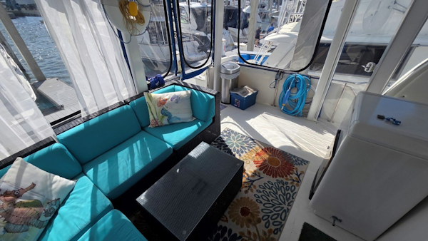 Carver-405 Aft Cabin Motor Yacht 1998-I Swear Gibsonton-Florida-United States-Aft Deck-6060835