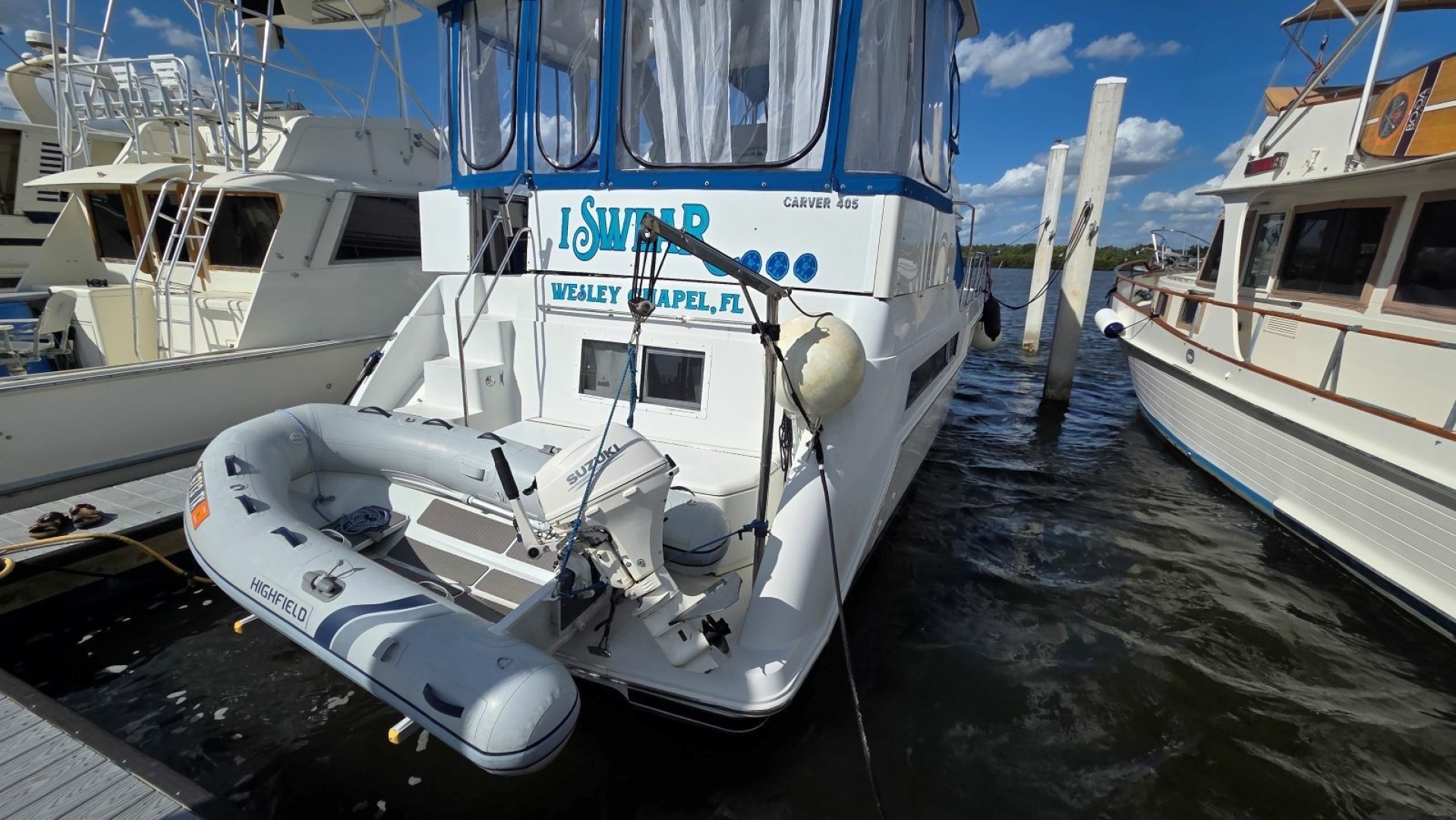 Carver-405 Aft Cabin Motor Yacht 1998-I Swear Gibsonton-Florida-United States-Stern-6060832 | Thumbnail