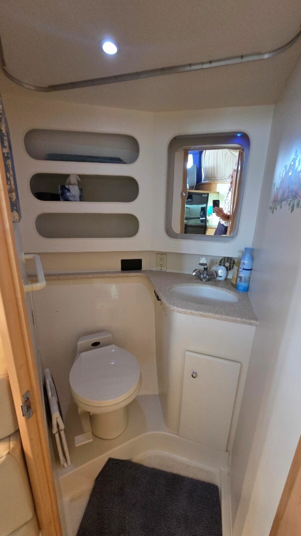 Carver-405 Aft Cabin Motor Yacht 1998-I Swear Gibsonton-Florida-United States-Forward Head-6060875 | Thumbnail